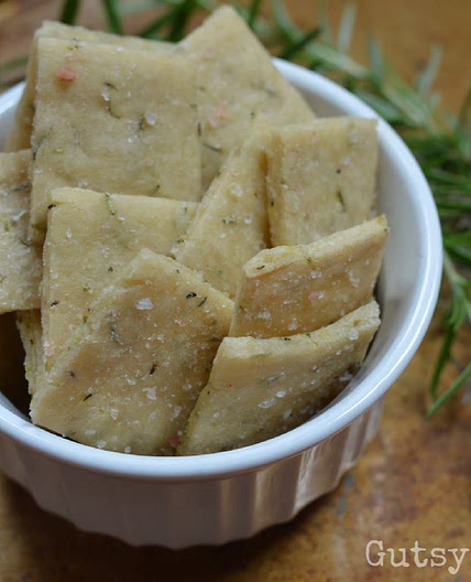 Gluten-Free Garlic Herb Crackers (AIP)