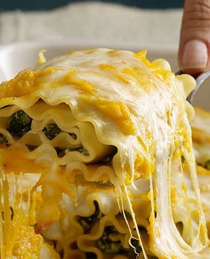 Butternut Squash Lasagna Rolls