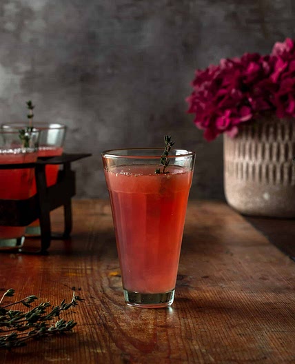 Raspberry Thyme Lemonade