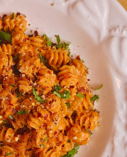 Spicy Rigatoni with Vodka