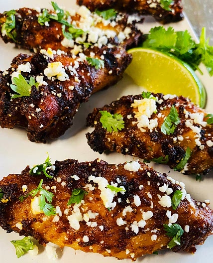 Smoked Mexican Chicken Wings