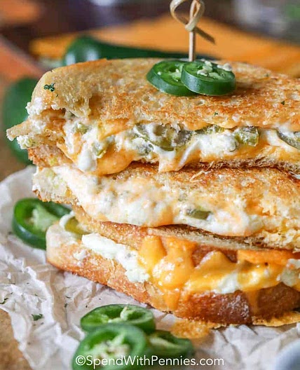 Jalapeño Popper Grilled Cheese