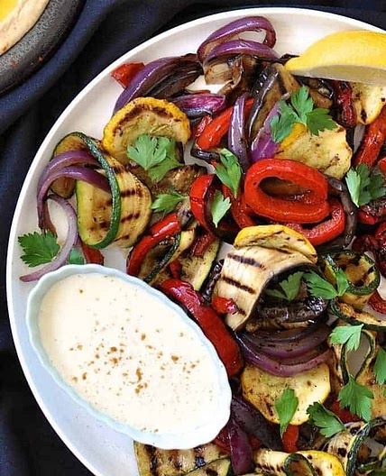 Grilled Vegetables Platter