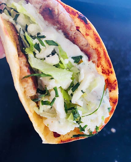 Blackstone Smashed Gyro Tacos