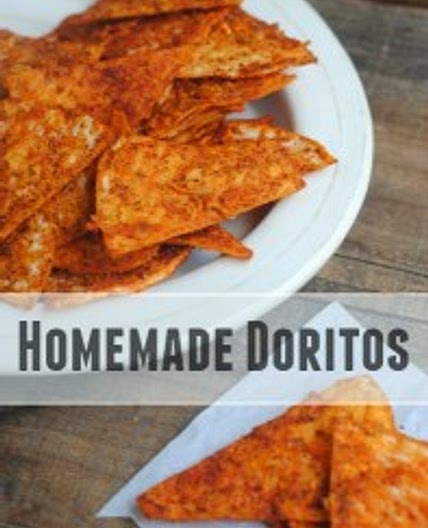 Homemade Doritos Style Chips