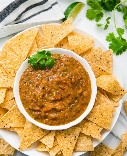 The Best Fire Roasted Salsa