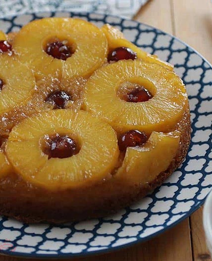 Gluten Free Upside Down Cake (Low FODMAP and dairy free)