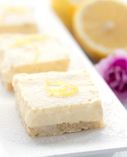 Keto Lemon Cheesecake Bars