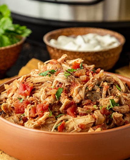 Instant Pot Chicken Tacos