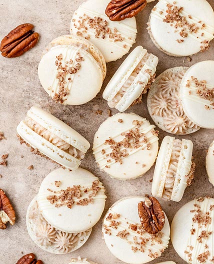Butter Pecan Macarons