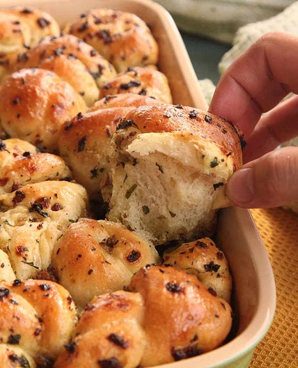 Pull-Apart Stuffing Rolls Recipe