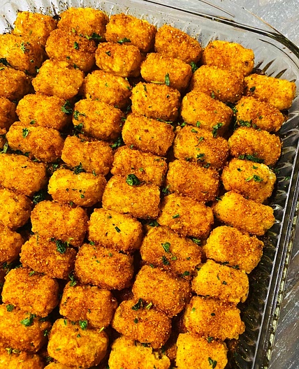 BBQ Pork Tater Tot Casserole