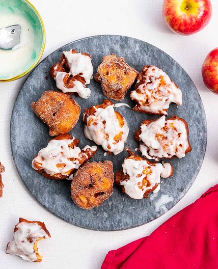 Sourdough Apple Fritters