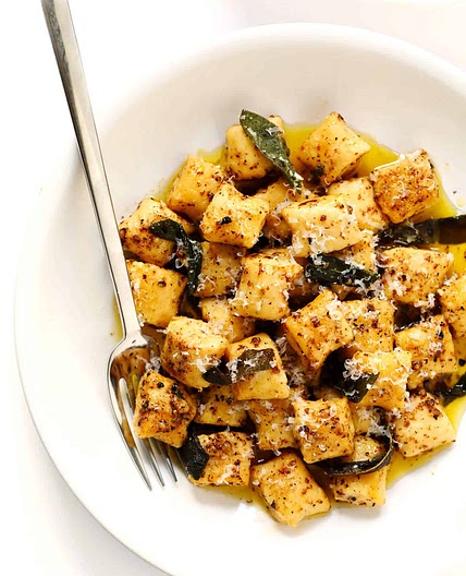 Gnocchi with Lemony Sage Brown Butter Sauce