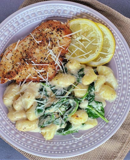 Creamy Lemon Chicken Gnocchi