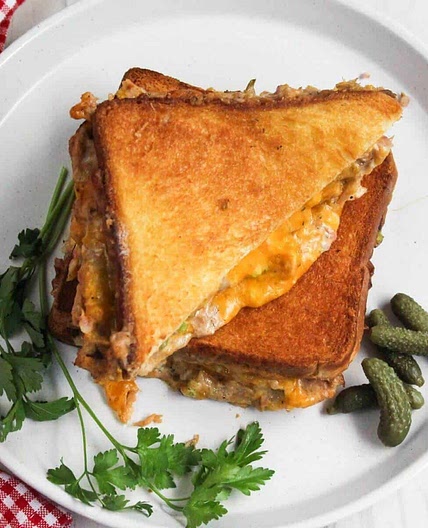 Air Fryer Tuna Melt