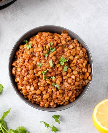 Simple Spiced Lentils