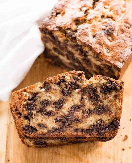One Bowl Chocolate Chip Banana Bread