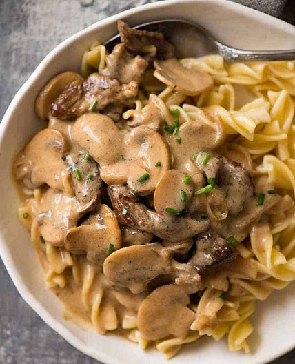 Beef Stroganoff