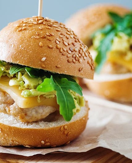 Turkey Burger with Avocado Relish