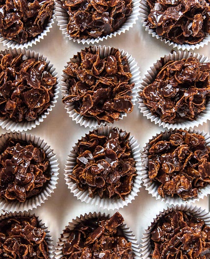 3 Ingredient Chocolate Covered Cornflakes