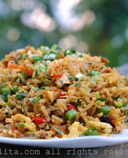 Chaulafan de pollo: Ecuadorian chicken fried rice
