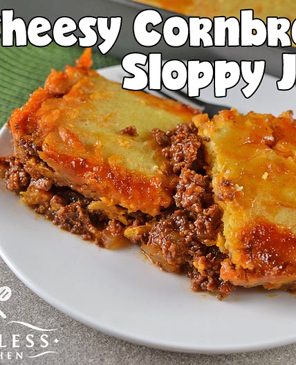 Cheesy Cornbread Sloppy Joes