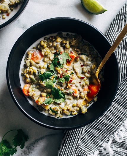 One-Pot Coconut Mung Bean Stew