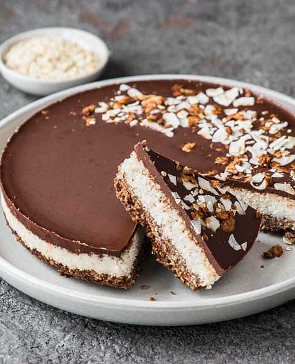 Bounty-Kuchen (glutenfrei & vegan)