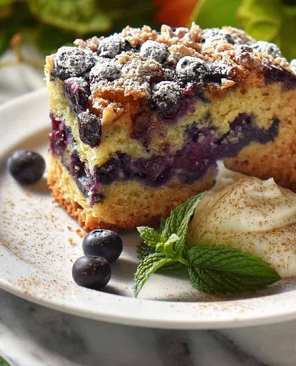 Blueberry Sour Cream Coffee Cake Recipe