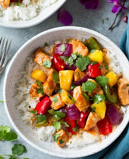 Sheet Pan Hawaiian Chicken