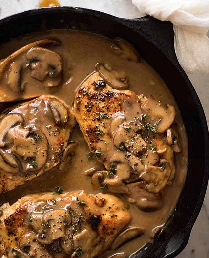Chicken with Mushroom Gravy