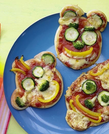 Pizza-Gesichter