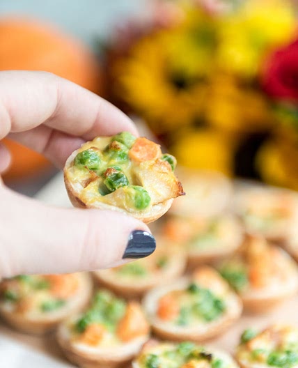 Chicken Pot Pie Bites