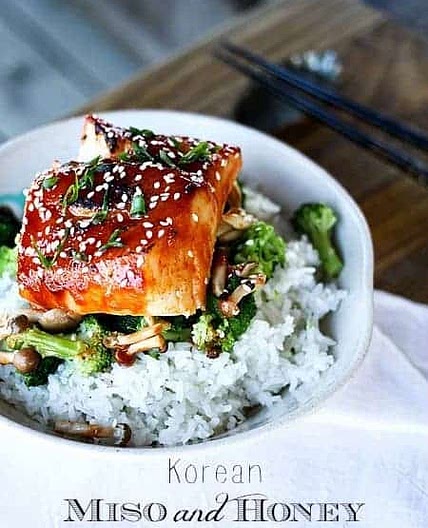 Korean Miso and Honey Glazed Cod