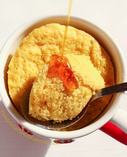 Coconut Maple Rum Mug Cake