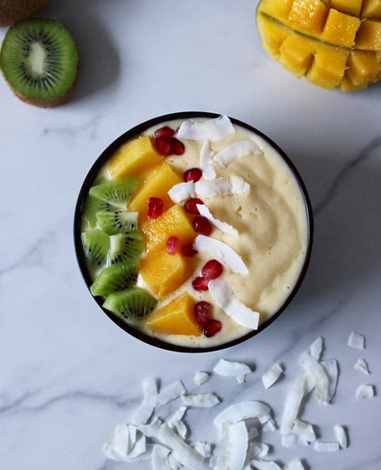 Mango Smoothie Bowl with Coconut