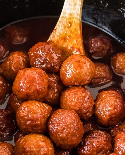 Crockpot Grape Jelly Meatball Recipe