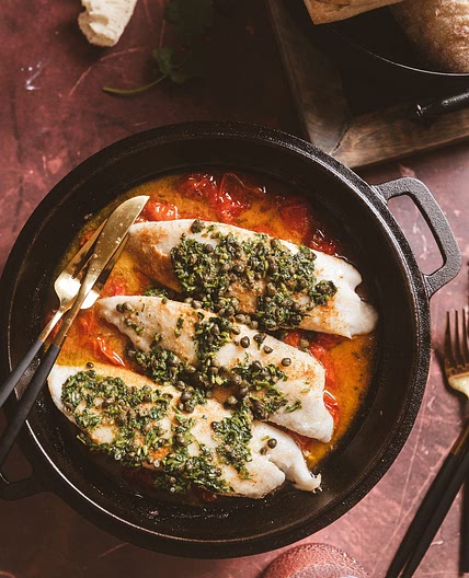 Baked Tilapia in Tomato Sauce