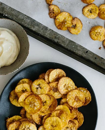 Baked Plantain Chips