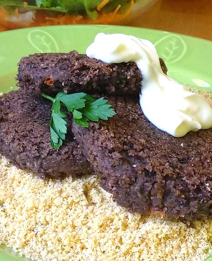 Receita de Hambúrguer de feijão preto