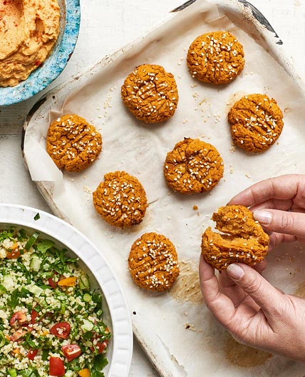 Sweet potato falafel
