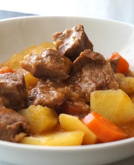 Receta de Estofado de carne con patatas