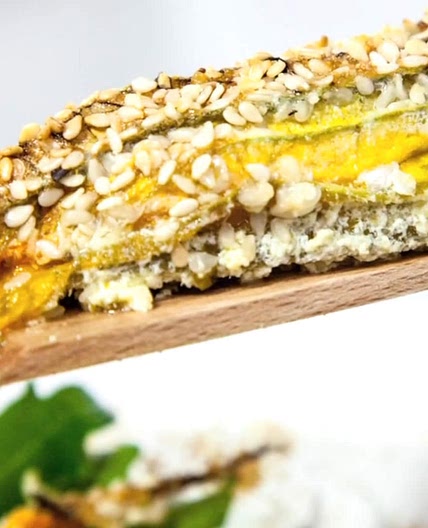 Fiori di Zucca Ripieni al Forno