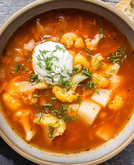 Healthy Potato and Bean Soup (Vegan)