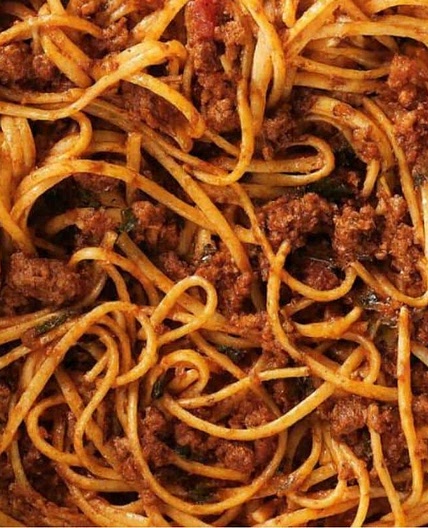 Pâtes à la merguez