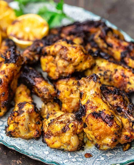 Grilled Chicken Wings Recipe, Mediterranean-Style