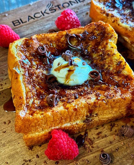 Tiramisu French Toast with Kahlua Syrup