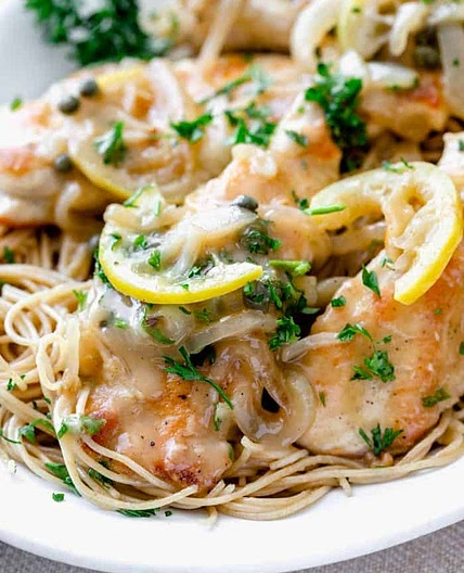 Healthy Chicken Piccata