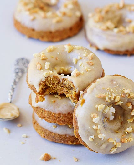 Gingerbread Carrot Cake Donuts